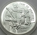 10 zł, złotych 2001 Jan III Sobieski PÓŁPOSTAĆ s.L