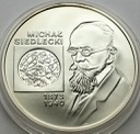 10 zł, złotych 2001 Michał Siedlecki PIĘKNA st.L