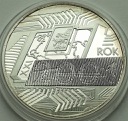 10 zł, złotych 2001 Rok 2001, PIĘKNA, stan L