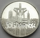 100000 zł złotych 1990 Solidarność odmiana A st.1-