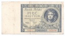 1930 5 zł Pięć złotych Ser. CY, stan 4