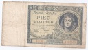 1930 5 zł Pięć złotych Ser. DW, stan 4