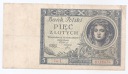 1930 5 zł Pięć złotych Ser. E, stan 4