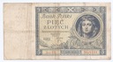 1930 5 zł Pięć złotych Ser. EG, stan 4