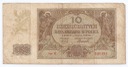 1940 10 zł, Dziesięć Złotych, Ser. G., stan 4-
