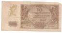 1940 10 zł, Dziesięć Złotych, Ser. L., stan 5