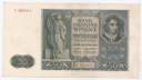1941 50 zł, Pięćdziesiąt Złotych, Seria E, stan 3