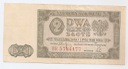 1948 2 zł, dwa złote, seria BR, stan 3
