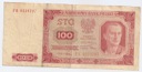 1948 100 zł, Sto Złotych, seria FR stan 4