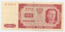 1948 100 zł, Sto Złotych, seria IN stan 4+