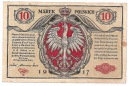 1917 10 Dziesięć Marek Polskich ser.A Generał st 3