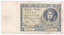 1930 5 zł Pięć złotych Ser. CŁ, stan 4