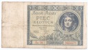 1930 5 zł Pięć złotych Ser. CM, stan 4-
