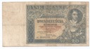 1931 20 zł dwadzieścia złotych, Seria AU, stan 4