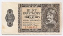 1938 1 zł złoty Chrobry seria ID, stan 2-, RZADKI