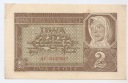 1941 2 zł, Dwa Złote, Seria AF, stan 3