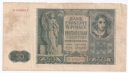 1941 50 zł, Pięćdziesiąt Złotych, Seria D, stan 4