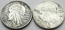 LOT 2 x 5 zł Głowa kobiety, INWESTYCJA AG SREBRO