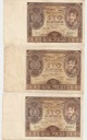 1934 LOT 3 x 100 zł złotych, Ser. AV, CZ, AI, s3-4