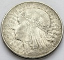 10 zł złotych Głowa kobiety 1933, stan 3