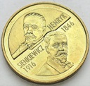 2 zł, złote 1996 Henryk Sienkiewicz, stan 1-