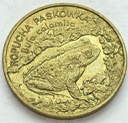 2 zł, złote 1998 Ropucha Paskówka, stan 1-