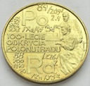 2 zł, złote 1998 Skłodowska Polon i Rad, stan 1-