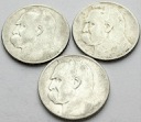 LOT 3 x 2 zł Józef Piłsudski INWESTYCJA AG SREBRO
