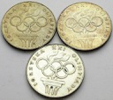 LOT 3 x 200 zł 1976 OLIMPIADA INWESTYCJA SREBRO