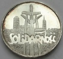 100000 zł złotych 1990 Solidarność odm. A, stan 1-