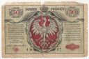 1917 50 Pięćdziesiąt Marek Polskich ser.A, stan 5