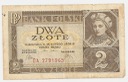 1936 2 zł Dwa złote, seria DA, stan 4