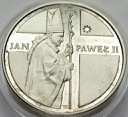 10000 zł złotych 1989 Jan Paweł II Pastorał st.L-