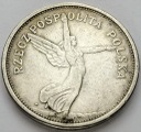 5 złotych 1928 Nike Warszawa, stan 2-