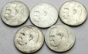 LOT 5 x 5 zł Józef Piłsudski INWESTYCJA AG SREBRO