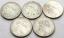 LOT 5 x 10 zł Głowa kobiety, INWESTYCJA AG SREBRO