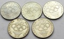 LOT 5 x 200 zł 1976 OLIMPIADA INWESTYCJA SREBRO