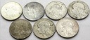 LOT 7 x 5 zł Głowa kobiety, INWESTYCJA AG SREBRO