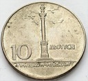 10 zł, złotych 1966 MAŁA Kolumna Zygmunta, stan 1-