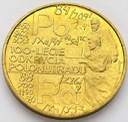 2 zł, złote 1998 Skłodowska Polon i Rad, stan 1-