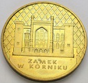 2 zł, złote 1998 Zamek w Kórniku, stan 1-
