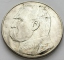 10 zł złotych Józef Piłsudski 1937, stan 3+