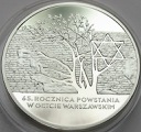 20 zł złotych 2008 Powst. Getto Warszawskie, st.L