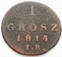1814 I.B 1 Grosz, stan 4-