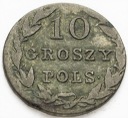 1830 K.G 10 Groszy Polskich, stan 3-