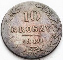 1840 MW 10 Groszy, stan 2-