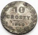 1840 MW 10 Groszy, stan 3