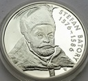 10 zł złotych 1997 Stefan Batory POPIERSIE stan L-