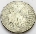 10 zł złotych Głowa kobiety 1933, stan 3