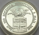 200000 zł złotych 1991 Konstytucja 3 Maja, stan L